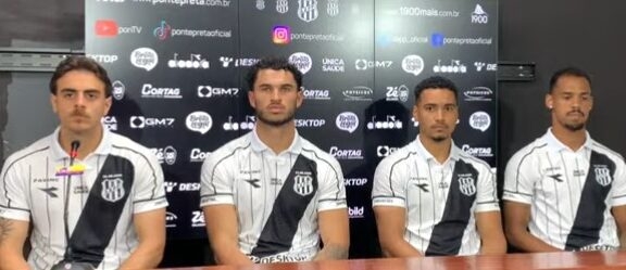 Às vésperas de sua estreia em casa na Série B, Ponte Preta apresenta recém-contratados