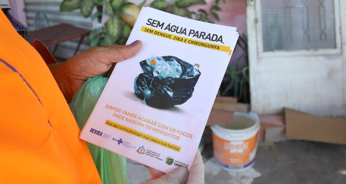 Trinta bairros de Campinas estão com alto risco de transmissão da dengue, aponta Saúde