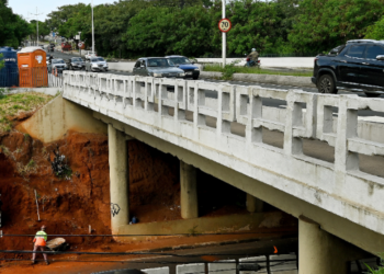 Começam obras para alargar pontes na Avenida Prestes Maia