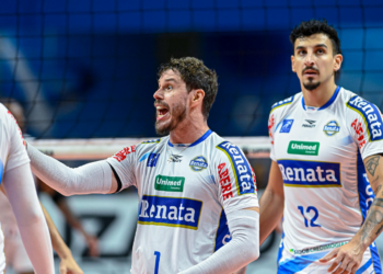 Vôlei Renata vence Suzano e retorna à vice-liderança da Superliga Masculina