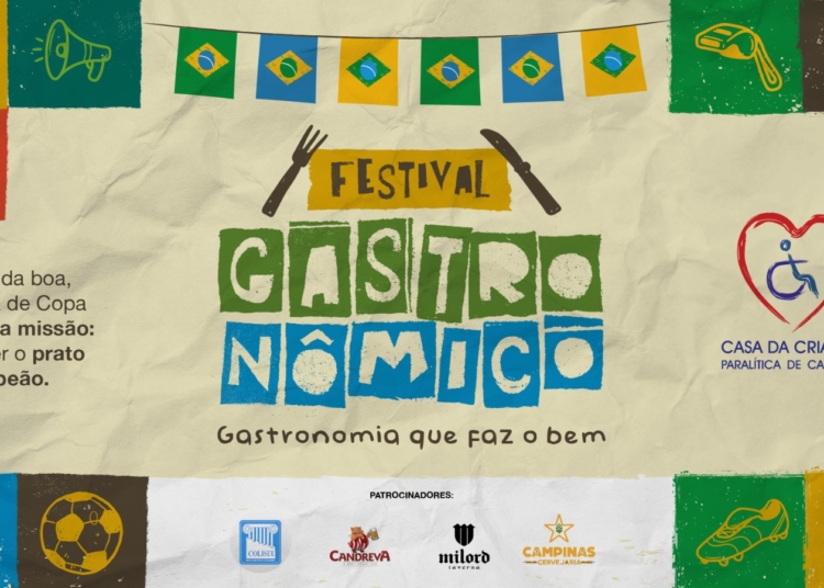 Casa da Criança Paralítica promove 1º Festival Gastronômico solidário inspirado na Copa