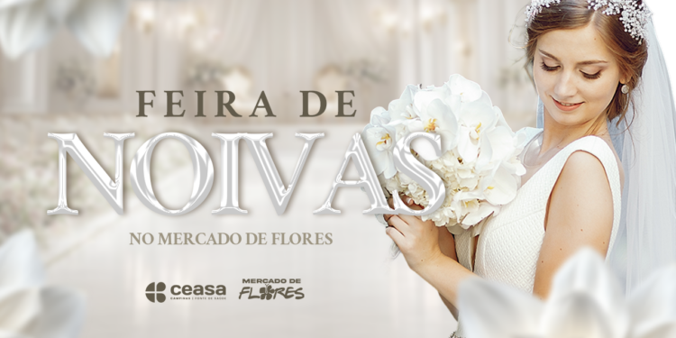 Mercado de Flores de Campinas recebe Feira de Noivas em maio com entrada gratuita