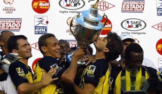 Último encontro entre Guarani e Volta Redonda teve Túlio Maravilha em campo e valeu título