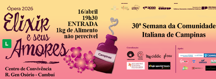 Espetáculo Elixir e seus Amores é apresentado em Campinas