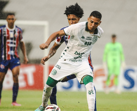 Guarani marca no fim e empata com o Maranhão na estreia da Série C