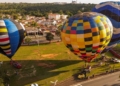 Jaguariúna faz voo inaugural para marcar início das operações de balonismo na cidade