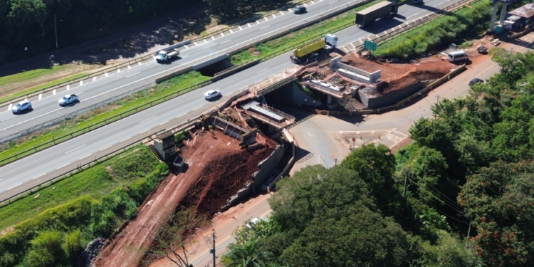 Trevo de Betel, em Paulínia, terá interdição nesta segunda-feira para içamento de vigas