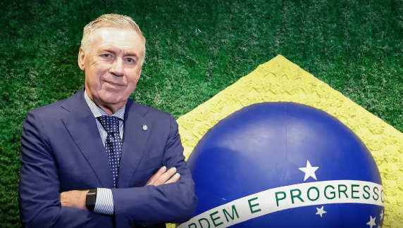 CBF anuncia ampliação de contrato com técnico Carlo Ancelotti