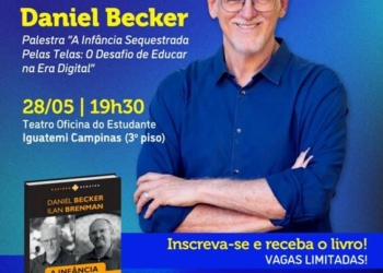 Escola Comunitária de Campinas promove palestra ‘A infância sequestrada pelas telas’, com Daniel Becker