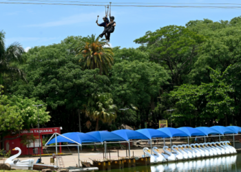 Carrinhos flutuantes elétricos serão nova atração de lazer para a Lagoa do Taquaral
