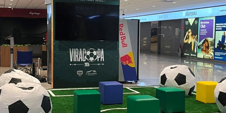 Viracopos inaugura lounge temático para transmissão dos jogos da Copa do Mundo