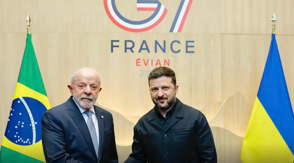 Lula e Zelensky debatem saída diplomática para guerra Ucrânia x Rússia