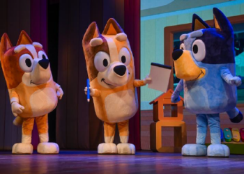 Crianças poderão ver cachorrinha Bluey no Teatro Oficina