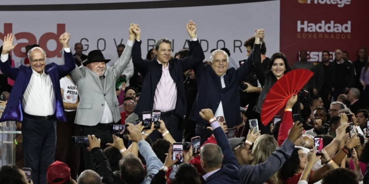 Haddad lança oficialmente em Campinas a candidatura ao governo do estado; veja imagens