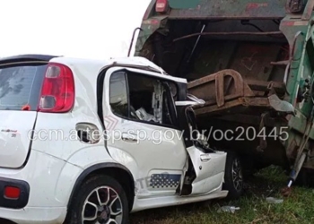 Motorista morre ao colidir Uno na traseira de um caminhão na Anhanguera, em Campinas