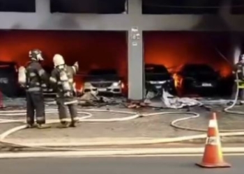 Loja de veículos é destruída por incêndio criminoso e suspeito é preso em Piracicaba